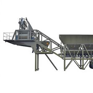 Centrale à béton automatisée avec système de contrôle centralisé, mélangeur à double arbre PLD et moteur - Product Image 1