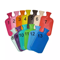 Bouillottes en caoutchouc de 2000 ml conformes aux normes britanniques, avec housse en peluche douce, vente en gros