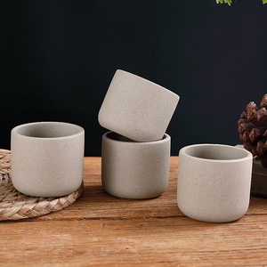 Taza de Té Estilo Japonés Wabi-Sabi, Taza de Cerámica Hecha a Mano, Taza de <span class=keywords><strong>Espresso</strong></span> Retro Kung Fu, Taza con Logotipo Personalizado, Regalo Corporativo - Product Image 2