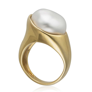 <span class=keywords><strong>Anillos</strong></span> de Compromiso de Perlas <span class=keywords><strong>James</strong></span> <span class=keywords><strong>Allen</strong></span> de Tamaño Personalizado, Joyería de Oro Blanco de 14K y 18K, Perlas de Agua de Mar, Joyería Jaxxon - Product Image 1