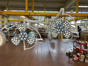 Lampu bedah tanpa bayangan <span class=keywords><strong>LED</strong></span> kelopak kualitas tinggi pasokan daya hewan lampu ruang operasi untuk klinik rumah sakit elektrik - Product Image 5