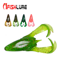 Señuelo de rana suave de plástico, Minnow flotante de alta calidad