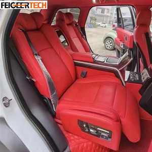 Siège arrière de voiture modifié avec porte-gobelet, ventilation, chauffage, massage, connectivité intelligente, luxe Feigeer Tech pour Range Rover Vogue - Product Image 4