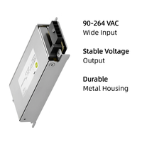 Fuente de Alimentación LED de 100W 25A 4V de Salida Única, Entrada Amplia de 90-264V, Ultrafina, con PFC, para Pantallas LED de Exterior
