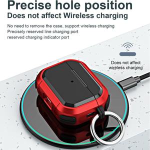 Estuche de agarre ergonómico de doble capa <span class=keywords><strong>para</strong></span> <span class=keywords><strong>AirPods</strong></span> 4/3/2 PC Carcasa dura y parachoques de TPU suave Estuche universal y <span class=keywords><strong>para</strong></span> auriculares a prueba de golpes - Product Image 4