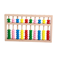Abacus en bois de hêtre éducatif précoce en gros, jouets éducatifs mathématiques classiques Montessori personnalisés pour les enfants, filles et garçons