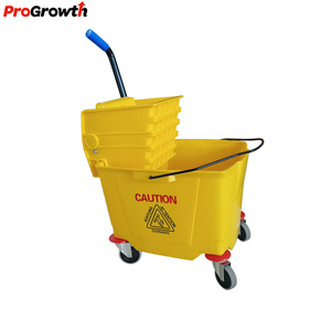Fournitures commerciales d'hôtel 32L Mop Squeezer Restaurant Entretien ménager Essoreuse à eau Chariot <span class=keywords><strong>de</strong></span> nettoyage Chariot <span class=keywords><strong>de</strong></span> nettoyage Chariot <span class=keywords><strong>de</strong></span> conciergerie - Product Image 4