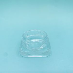 Bocaux carrés en verre transparent épais de 5 ml avec couvercles en plastique anti-enfants pour herbes, poudres florales, épices et concentrés - Product Image 6