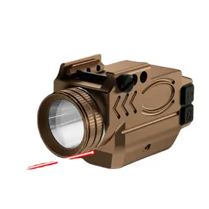 Caça levou lanterna Red Dot Sight Caça Âmbito mira laser vermelho combo com escopo para a caça