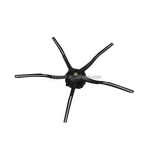 แปรงข้างสีดำ 5 แฉก สำหรับหุ่นยนต์ดูดฝุ่น <span class=keywords><strong>Xiaomi</strong></span> <span class=keywords><strong>Mi</strong></span> Robot Vacuum รุ่นแรก <span class=keywords><strong>Roborock</strong></span> S50 S51 S55 S5 Max E35 T4 T6 อะไหล่แปรงข้าง - Product Image 6