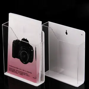 Imported acrylic and Acrylic Material wall mounted acrylic file holder