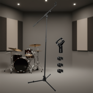 Soporte de micrófono TBMS 80 HD con brazo telescópico ajustable en altura para instrumentos musicales - Product Image 2
