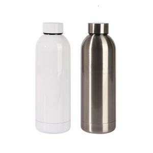 Bouteilles d'eau à sublimation 500 ml, gourdes isothermes sportives, gobelets et tasses en acier inoxydable pour presse à chaud - Product Image 1