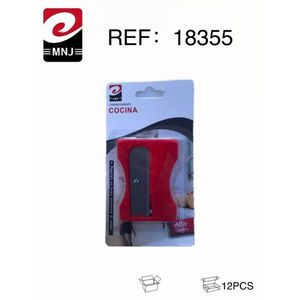 MNJ Vegetable Peeler Sharpener Red 12Pcs Kitchen Tool Cocina - Product Image 3