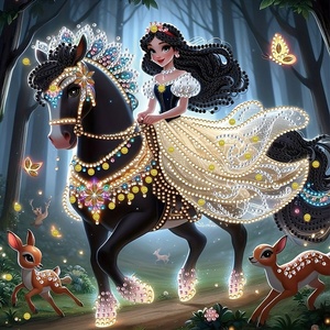 Kit di Pittura Diamante per Adulti, Arte con Cristalli e Strass, Pittura Diamante 5D con Forme Speciali per Principianti - Product Image 1