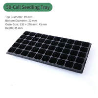 Pot Bibit PVC Hitam Ramah Lingkungan, Tebal, Dalam, Awet, dan Lembut, Harga Murah, Promo Panas