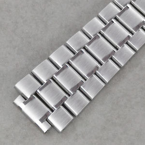 Tianmei Ten Tide 24*16mm convexo cinco cuentas <span class=keywords><strong>correa</strong></span> de <span class=keywords><strong>reloj</strong></span> de acero inoxidable 16mm ancho de banda - Product Image 1