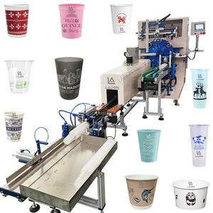 Công Nghiệp Đầy Đủ Màn Hình Tự Động Máy In 1 Màu Dễ Dàng Để Hoạt Động UV Chữa Lụa Màn Hình Máy In Cho Vòng Thông Tư Cup - Product Image 1