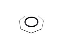 Lisheng Brand Stainless Steel Waved Circlips Model Custom Industrial Components External/Internal Retaining Rings