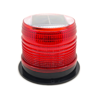 Balise lumineuse stroboscopique magnétique solaire LB-6380 à double aimant 12 LED pour la sécurité routière