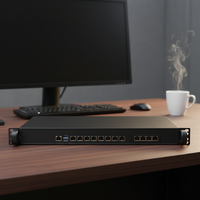 Limyee 1U 服务器机箱 Intel Core I3/i5/i7 第9代 8个LAN端口 4个SFP VPN Pfsense 企业路由器防火墙 库存