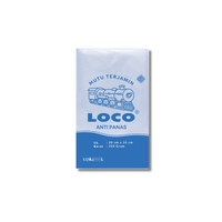 Bolsa de Almacenamiento de Plástico PE Anti-Calor de Grado Alimenticio LOCO, 20x35cm, para Guardar Alimentos y Artículos de Uso Diario