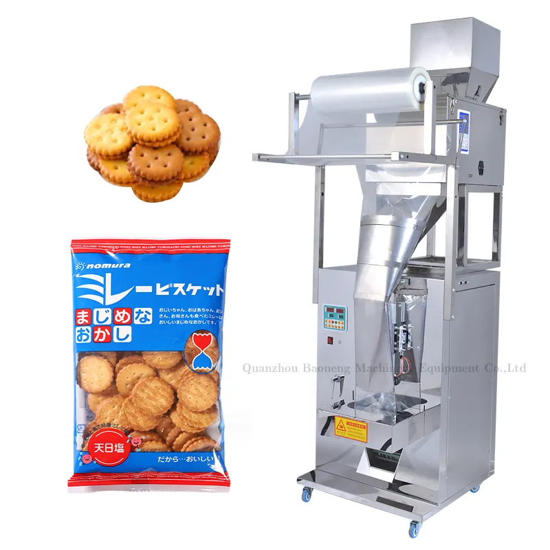 Machine d'emballage de chips de pomme de terre pop corn avec azote pour collations chips de plantain