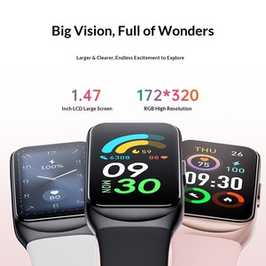 Bracelet intelligent de sport léger GTL2 avec écran de 1,47 pouces, suivi de la fréquence cardiaque et des pas, bracelet de fitness pour l'entraînement quotidien - Product Image 3