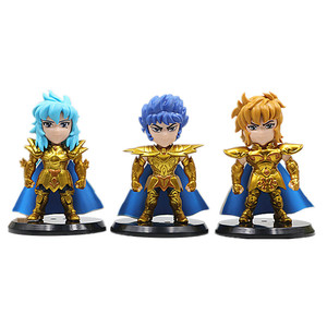 6 unids/set oro Saint Mu Sion Aldebaran SAGA Ares Kanon colección de figuras de acción modelo juguetes PVC figurita muñeca regalo adornos - Product Image 3