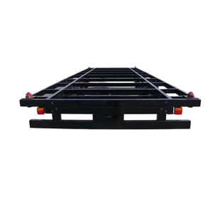 Châssis de remorque pour mini-maison à double essieu en acier Q235B robuste, avec roue de <span class=keywords><strong>jockey</strong></span> - Product Image 3