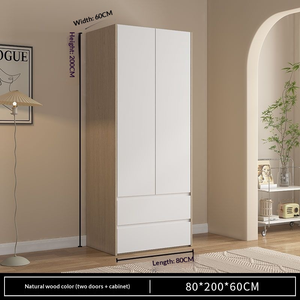 Armoire <span class=keywords><strong>dressing</strong></span> sur mesure de luxe pour chambre à coucher, en panneaux de particules OSB haute densité sans formaldéhyde, avec aménagement personnalisé - Product Image 1