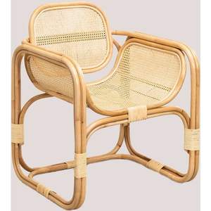 Cama Rectangular de Ratán Tejida a Mano Ecológica de Alta Calidad Greencraft con Cojín Suave de Vietnam - Product Image 2