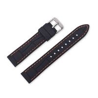 Bracelet de montre sport en caoutchouc naturel écologique, résistant à la transpiration, pour la course à pied et la salle de sport, avec couleur personnalisée