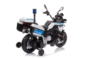 Moho de policía con licencia para niños, motocicleta eléctrica con batería de 12V, coche de paseo para bebé, 2022 - Product Image 5