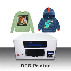 Micolorprint çift XP600 kafası Dtg yazıcı A3 boyutu T Shirt mürekkep püskürtmeli dijital beyaz mürekkep sirkülasyon tişört yazıcı makinesi