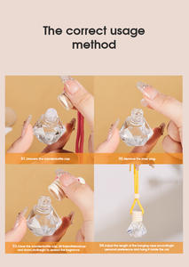 Ambientadores Modernos y Duraderos para Coche y Baño, 8ml, de Vidrio, con Líquido Natural de Fresia, Evaporación para Espejo Retrovisor, Elimina Olores - Product Image 5