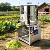 Hachoir Électrique en Acier Inoxydable 1000W pour Aliments de Volaille, Ferme Avicole, Petit Coupe-Légumes et Fruits