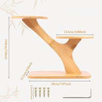 Support à fleurs en bois massif multicouche, moderne, simple, multifonctionnel, pour rebord de fenêtre, plantes succulentes, bambou, intérieur, salon, bureau