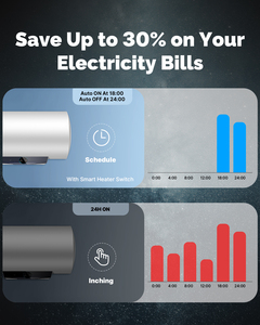 MOES Tuya 20A ZigBee akıllı isıtıcı AC anahtarı yüksek yük elektrik monitör çift kutuplu App uzaktan kumanda desteği Alexa - Product Image 3