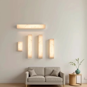 ไฟติดผนัง LED กันน้ำกลางแจ้ง 020 ลายหินอ่อน สำหรับประตู กำแพง ลานบ้าน ระเบียง ล็อบบี้โรงแรม - Product Image 2