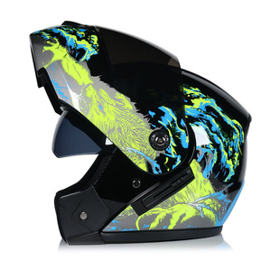 Barato DOT Moda Montar Modular Descubierto Casco de Motocicleta - Product Image 4