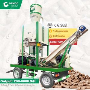 Máy Làm Viên Chất Thải Nông Nghiệp Nhỏ Bằng Gỗ Cầm Tay Hoàn Chỉnh Để Làm Chất Thải Trang Trại, Sậy, Lá, Nhánh, Cuống Ngô, Rơm, Viên Cỏ - Product Image 3