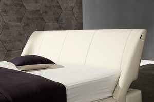Top-Rated Luxe Up-Holsterbed Modern Minimalistisch Omzoomd Gezellig <span class=keywords><strong>Platform</strong></span> Scandinavische Stijl Slaapkamer Set Voor Villa Appartement - Product Image 2