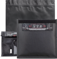 Sac de téléphone Faraday sans fenêtre Mission Darkness (lot de 2) - Blocage du signal, nylon noir