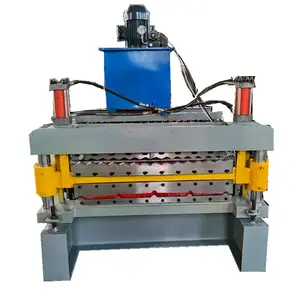 Automatic China Wall/Roof/Door Panel Roll Forming Machine