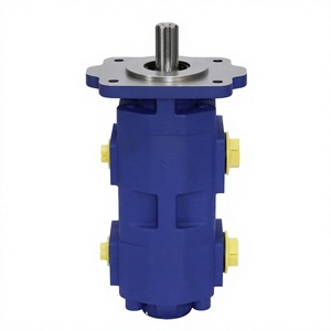 Pompe à engrenages hydraulique double tandem HUAMAO en fonte bleue haute pression pour excavatrice, chargeuse, construction 1 - Product Image 4