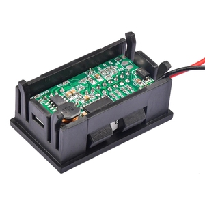 デュアルUSB 5V 2A車の電圧計電圧計パネル12V-24V 3S-7S-7Sリチウム電池容量インジケータパワーテスターリチウムイオン鉛酸 - Product Image 4