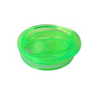 Couvercles de remplacement de gobelets écologiques résistants aux éclaboussures de 20 oz couvercle de paille coloré en plastique étanche à l'eau accessoires de verres américains
