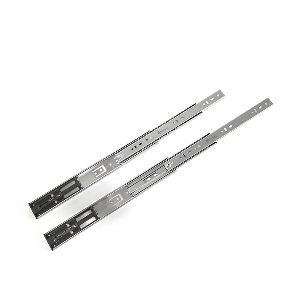 Stainless Steel Soft Closing Channel Guide Metal Ball Bearing Drawer Slide