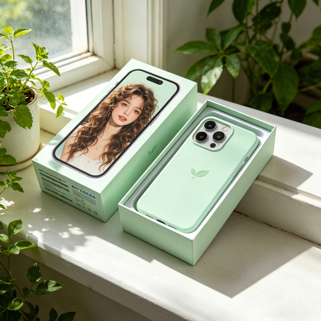 Custom Packaging Boxes for 17 Promax Smartphone Embossing Recycled Materials Universal Digital Top-and-Bottom Lids Empty Phone